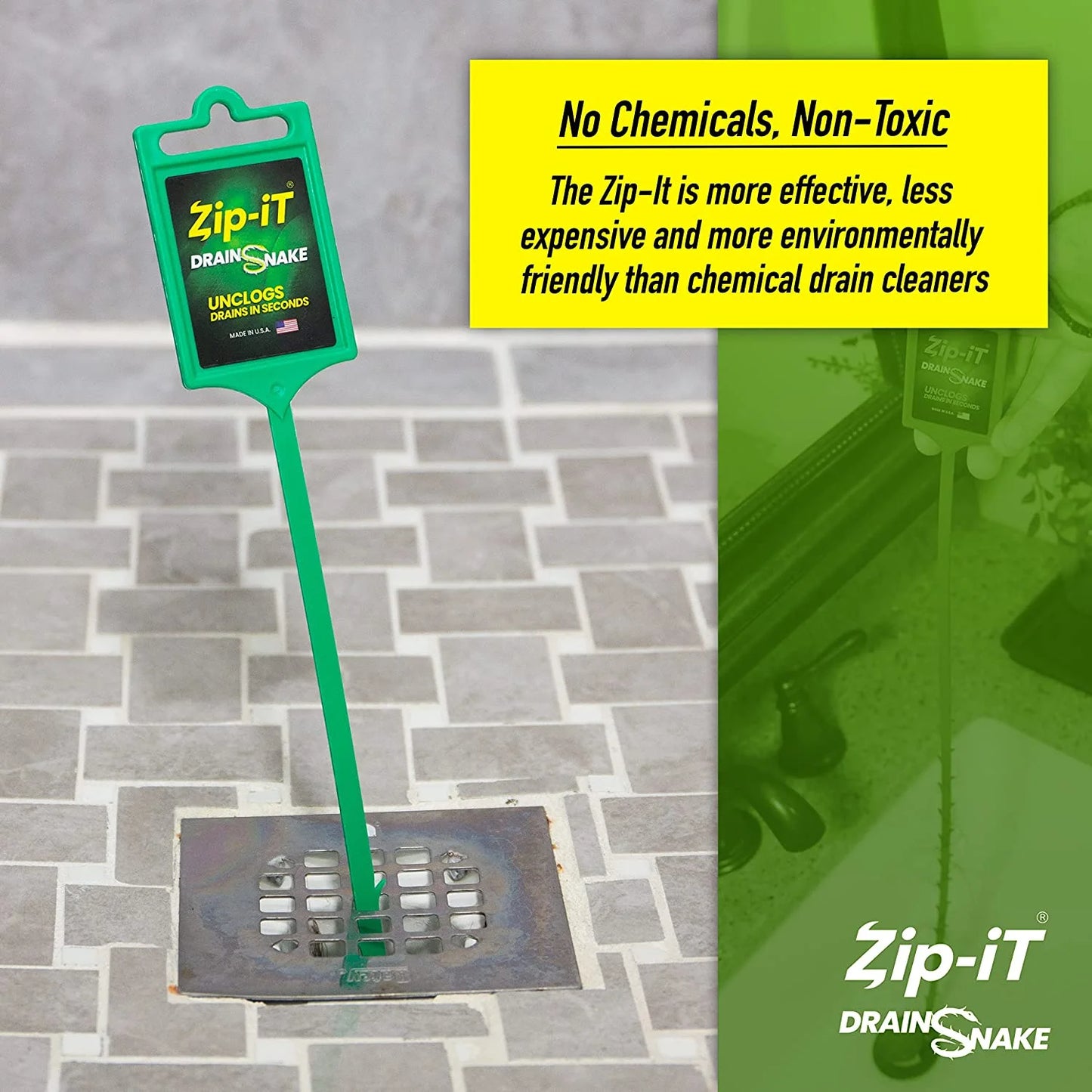 3PK Drain Cleaner from Original Inventor
